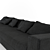 Cozy Sofa with Ottoman 3D model small image 2