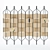 Trellis Bandaged Room Divider: Functional Art for Your Space! 3D model small image 1