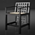 Vintage Mackintosh Armchair Model 3D model small image 1