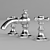 Elegant Lugarno Mixer 3D model small image 1
