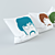 Beatles Cushions: Iconic Decor for Fans 3D model small image 1