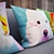 Patterned Cotton Pillow - 400x400 Size 3D model small image 2