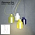 Sleek Silo Single Lamp 3D model small image 1