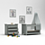 Tartine et Chocolat Children's Furniture Set - Complete with Textures 3D model small image 2