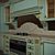 Luxury Fortuna Gold Kitchen 3D model small image 2