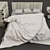 Elegant Bed, Dresser, Nightstand Set 3D model small image 1