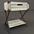 Elegant Bed, Dresser, Nightstand Set 3D model small image 2