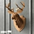 Nature-inspired Safari Deer Bust 3D model small image 1