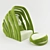Thinkk Studio! Modern Lounge Chair 3D model small image 1