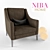 Nisi Berryman Mid-Century Chair 3D model small image 1