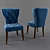 Halo Est 1976 Dining Chair 3D model small image 1