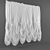 Elegant French Curtains 3D model small image 1