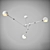 Sleek Oseo Chandelier: Elegant & Modern 3D model small image 3
