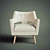 Edison Armchair: Stylish Seating from DwellStudio 3D model small image 2