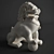 Fortune Fu Dog Sculpture 3D model small image 2