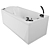 Compact Junior Bathtub 3D model small image 1