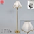 Belle Epoque Gold Floor Lamp 3D model small image 1