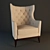 Elegant Queen Armchair: Stylish, Comfortable, High-Quality 3D model small image 1