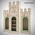 Savio Firmino Castle Kids Cabinets 3D model small image 1