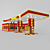 Progress Fuel station 3D model small image 1