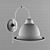 American Diner Metal and Glass Bra Light 3D model small image 2