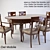 Stella Del Mobile Table Chairs 3D model small image 1
