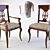 Stella Del Mobile Table Chairs 3D model small image 2