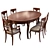 Stella Del Mobile Table Chairs 3D model small image 4