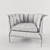 Cozy Comfort: BUTTERCUP Armchair 3D model small image 3