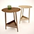 Sleek Clyde Side Table: Modern Minimalist 3D model small image 1