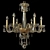 Elegant Asfour Crystal Chandelier 3D model small image 1