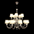 Elegant Holandesa Chandelier 3D model small image 1