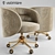 Elegant Visionnaire Mackenzie Chair 3D model small image 1