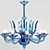 Elegant De Majo Chandelier 7077 3D model small image 1