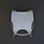 Futuristic Go Stacking Chair 3D model small image 3