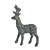 Elegant Deer Topiary 3D model small image 3