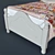 Charming Provence-Style Children's Bed 3D model small image 2