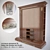  Elegant Storage TV Unit Stella Del Mobile 3D model small image 1