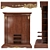  Elegant Storage TV Unit Stella Del Mobile 3D model small image 3