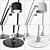 Elegant Sampei Davide Groppi Torches 3D model small image 2