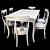 Stella Del Mobile Table Chairs - Art.GL10 3D model small image 8