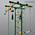 Comet-1 Home Gym: Versatile Fitness Solution 3D model small image 2