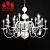 18-Light Halo Chandelier 3D model small image 1