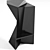 Modern Geometric Outdoor Chair: Vertex von Vondom 3D model small image 1