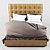 Elegant Poliform Arca Bed 3D model small image 1