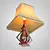 Elegant Nightstand Lamp 3D model small image 3