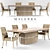 Elegant Table & Chair Set 3D model small image 1