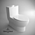 Villeroy & Boch Subway Toilet 3D model small image 1