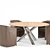 Minimalistic Style: Minotti Case Hair + Van Dyck Table 3D model small image 1