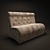 Restaurant Sofa: 1200mm Wide, Versatile 3D model small image 1